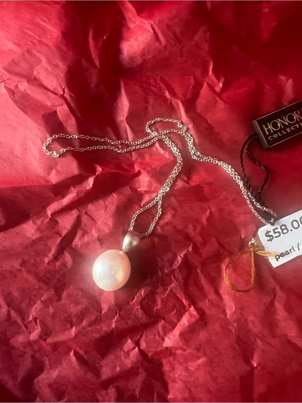 Honora Soft Pink Pearl Pendant Necklace - Silver